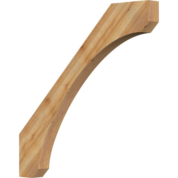 Ekena Millwork 4"W x 44"D x 44"H Legacy Rough Sawn Knee Brace, Western Red Cedar BRC04X44X44LEC00RWR - main